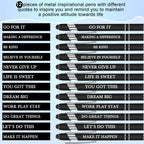 Inspirational Ballpoint Pens with Stylus (12-Pack) – Office Gifts