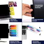 Note Tower Monitor Document Holder | Typing Copy Stand for Desk