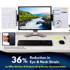 Note Tower Monitor Document Holder | Typing Copy Stand for Desk