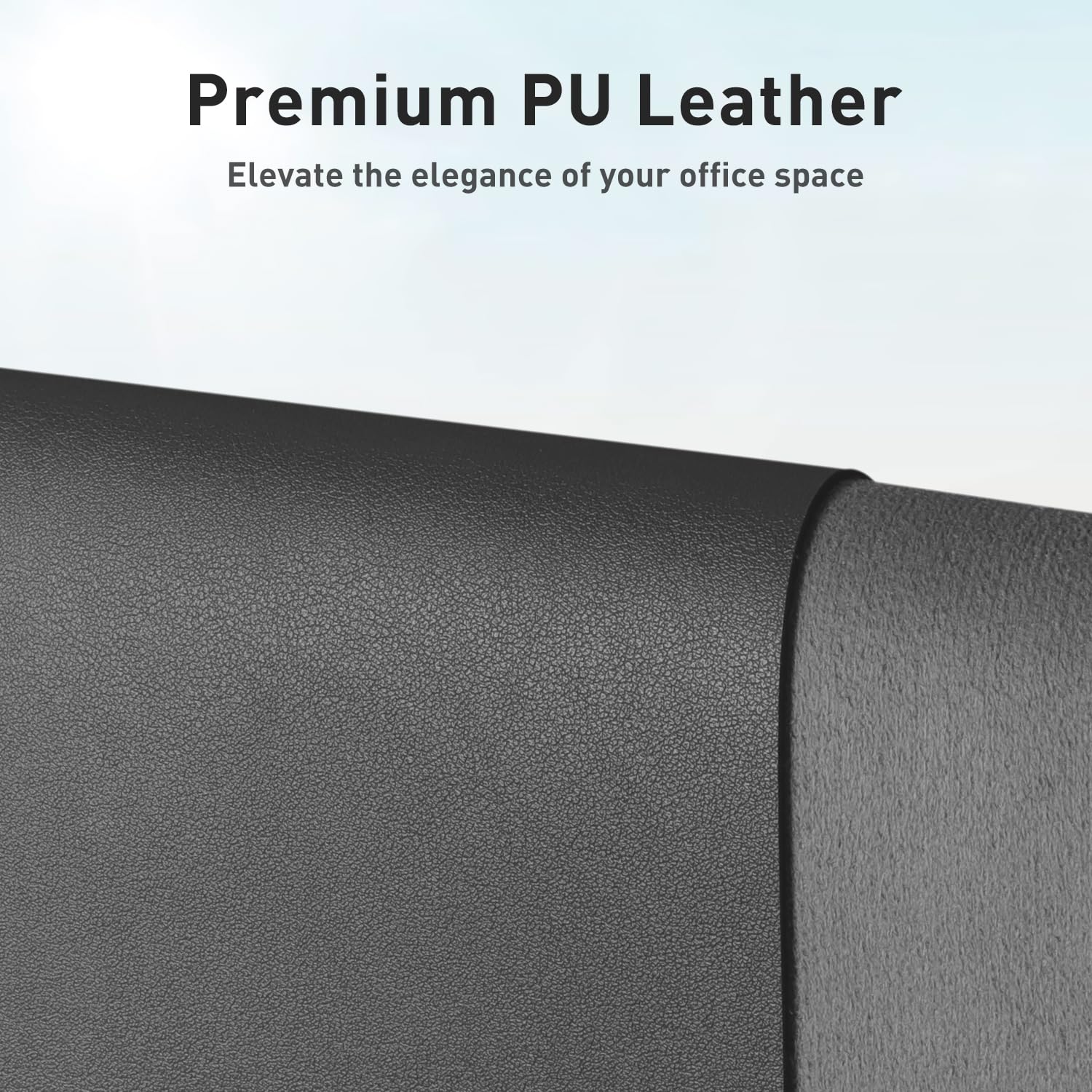 Leather Desk Pad Protector – Large Non-Slip PU Desk Mat for Office