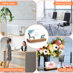 Wood Business Card Holder Set (2-Pack) – Minimal Desk Display Stand