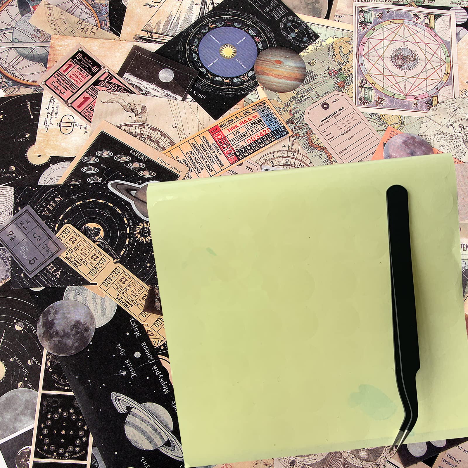 Vintage Aesthetic Stickers for Journaling & Scrapbooking (200 pcs)