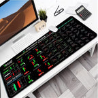 Stock Market Desk Mat for Traders – Large Non-Slip Mouse Pad