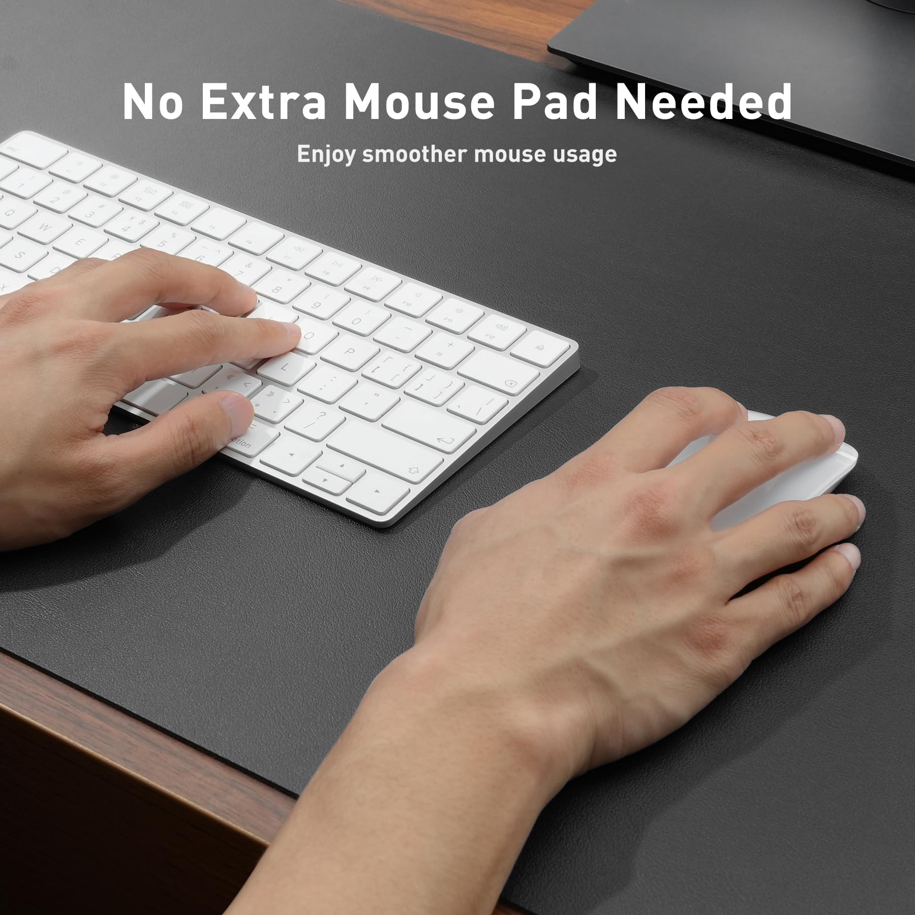 Leather Desk Pad Protector – Large Non-Slip PU Desk Mat for Office
