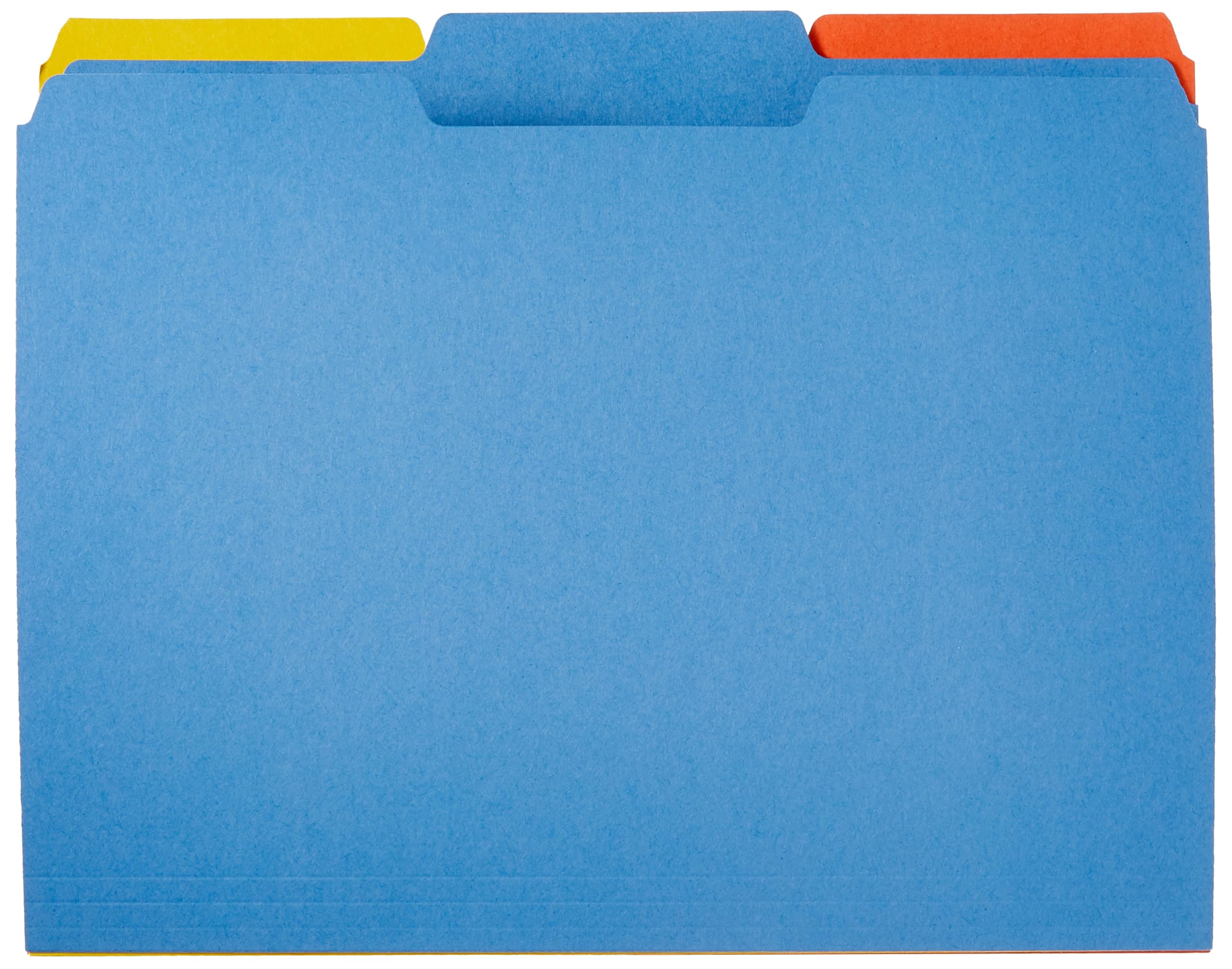 Amazon Basics File Folders with Tabs, Letter Size (100 Pack)