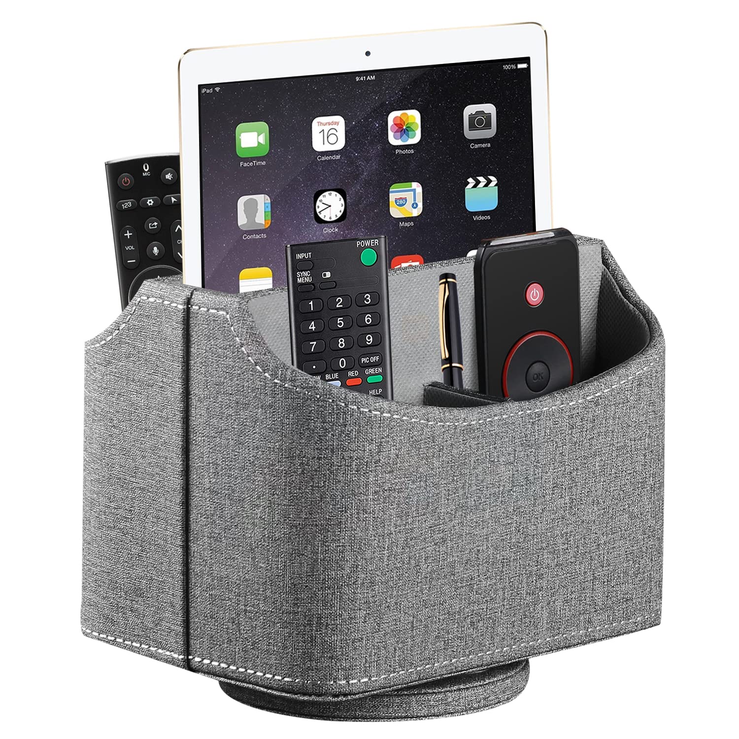 Rotating Remote Control Holder – Spinning Desk & TV Organizer Caddy