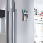 Magnetic Pen & Pencil Holder – Stainless Steel Desk Organizer Cup