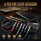 Scriveiner Black & Gold Rollerball Pen | Luxury Writing Tool