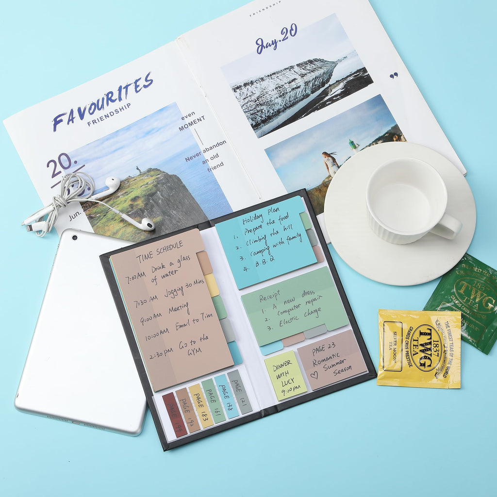 Transparent Sticky Notes Set | Clear Planner Notes & Tabs