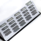 Laminated Monthly Planner Tabs | Peel & Stick Dividers (12 Month + 12 Blank)