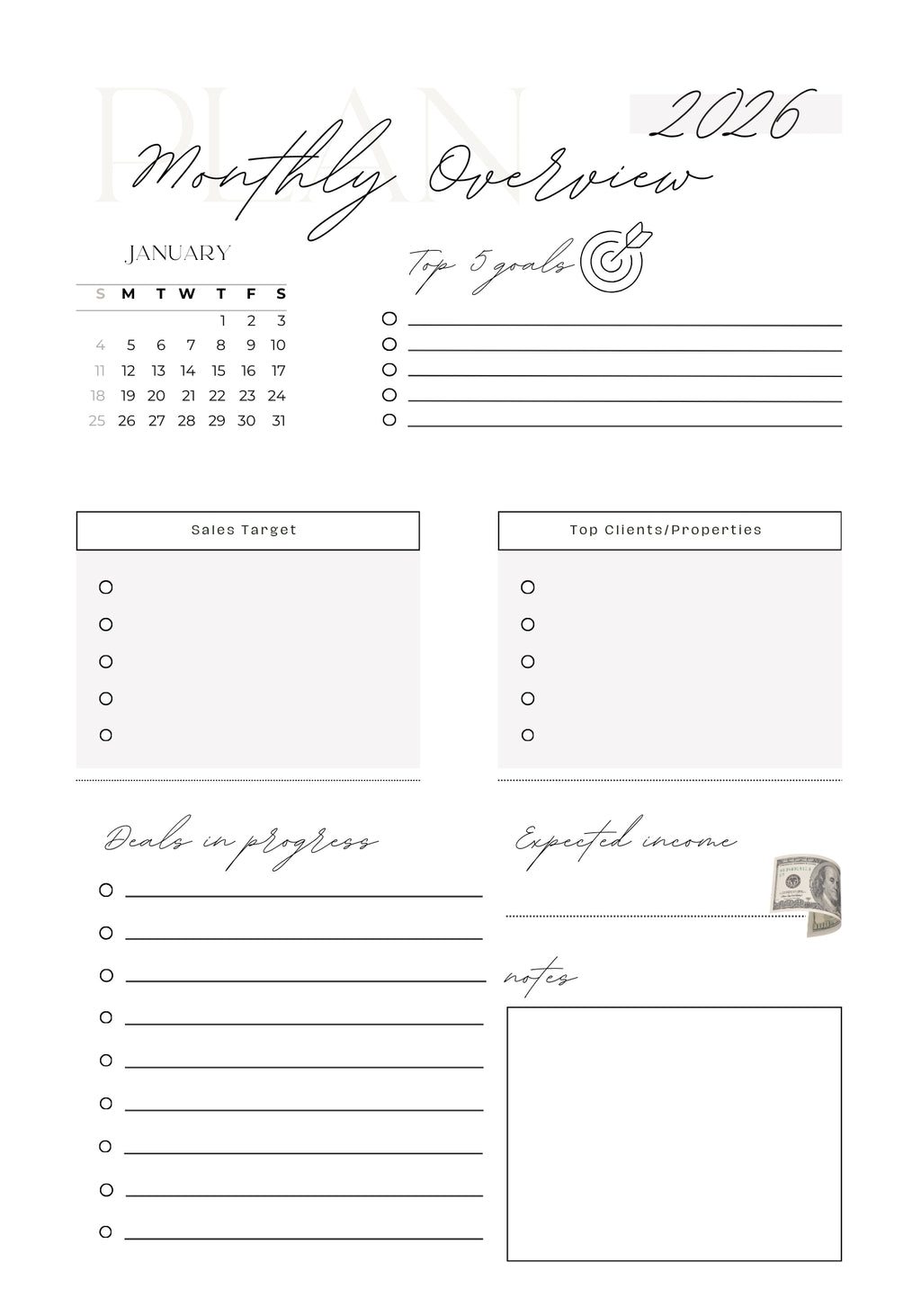 Realtor Planner 2026 | Real Estate Sales & Client Organizer | Daily Agenda for Realtors - Ruby Edition: Daily Sales Tracker, CRM for Clients, Marketing Tasks, Yearly Goals & Motivation