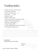 Professional Trading Journal: Trade Log Book & Performance Tracker for Stock, Forex and Crypto Traders | Daily Trading Planner with Risk Management and Strategy Review