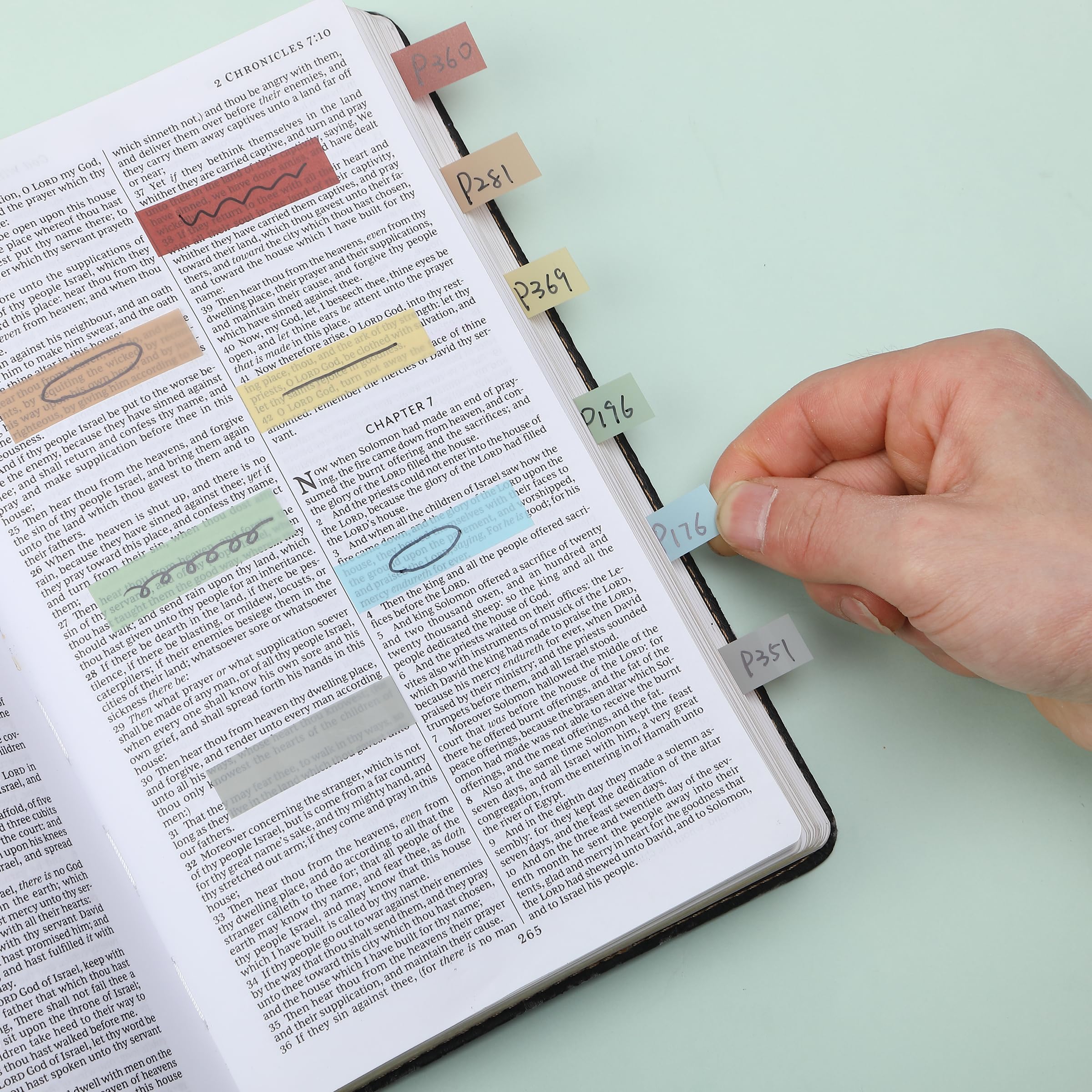 Transparent Sticky Notes Set | Clear Planner Notes & Tabs