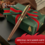 Luxury Walnut Ballpoint Pen Set – Elegant Writing Pen with Refills